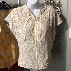 Daytrip lace hoodie size small
